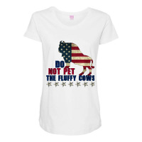 Do Not Pet The Fluffy Cows American  Bison  American Bison  Fluffy Cow Maternity Scoop Neck T-shirt | Artistshot