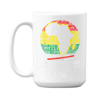 Africa Map July 4th Juneteenth 1865 June 19th Men Women Kids 15 Oz Coffee Mug | Artistshot