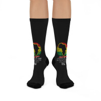 Africa Map July 4th Juneteenth 1865 June 19th Men Women Kids Crew Socks | Artistshot