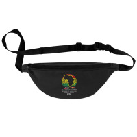 Africa Map July 4th Juneteenth 1865 June 19th Men Women Kids Fanny Pack | Artistshot