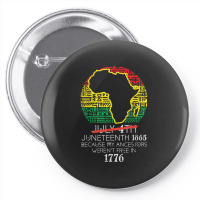 Africa Map July 4th Juneteenth 1865 June 19th Men Women Kids Pin-back Button | Artistshot