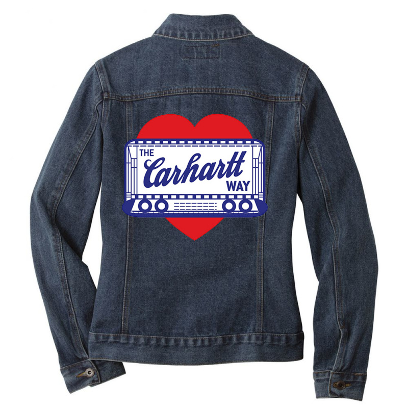 Work In Progress Ladies Denim Jacket by rondeyadi | Artistshot