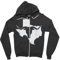 Texas Longhorn Design Cow Classic Typical For Fans Zipper Hoodie | Artistshot