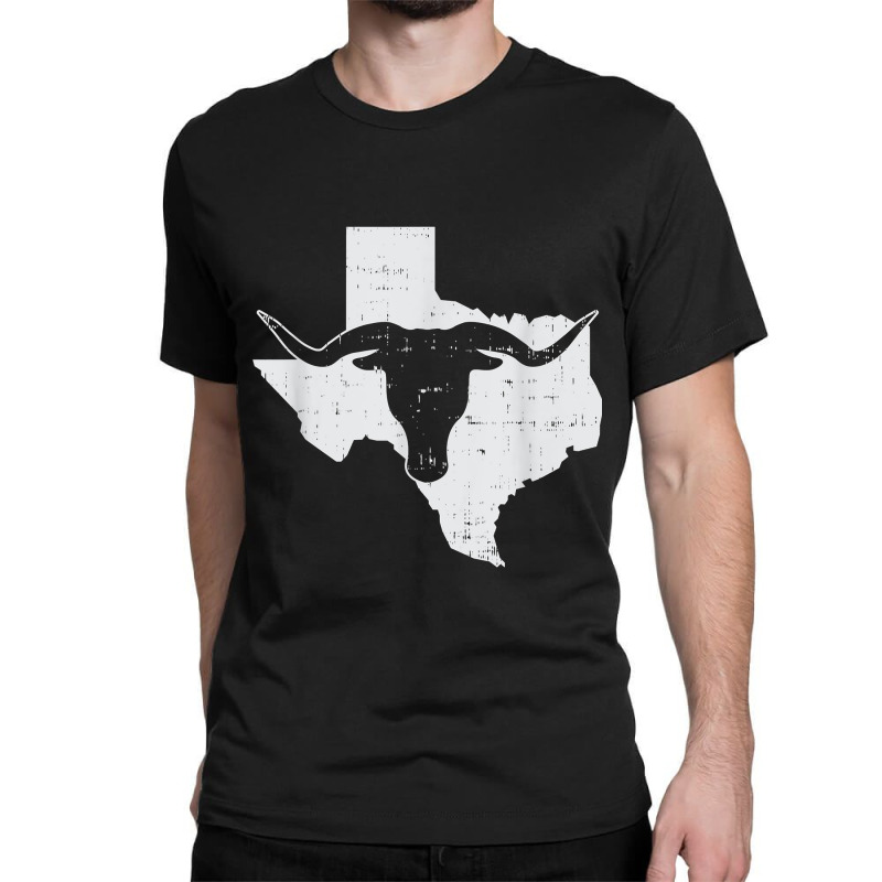 Texas Longhorn Design Cow Classic Typical For Fans Classic T-shirt by TiffaneyAitchison | Artistshot