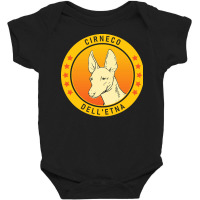 Cirneco Delletna T  Shirt Cirneco Dell' Etna Dog Portrait T  Shirt Baby Bodysuit | Artistshot