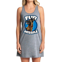 Fur Missiles Belgian Malinois Dog Missile T Shirt Tank Dress | Artistshot