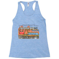 The Wagon Quee Family Truckster Distressed   Vacation Racerback Tank | Artistshot