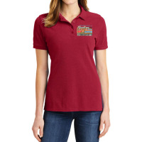 The Wagon Quee Family Truckster Distressed   Vacation Ladies Polo Shirt | Artistshot