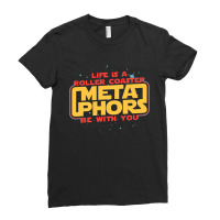 Meta Phors Be With You Ladies Fitted T-shirt | Artistshot