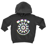 Edm Techno Bass Meditation Design Dance Rave Music Toddler Hoodie | Artistshot