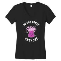 My Own Worst Anemone Women's V-neck T-shirt | Artistshot