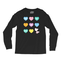 Peanuts Valentine Candy Heart Long Sleeve Shirts | Artistshot