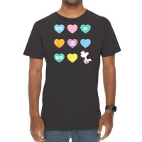 Peanuts Valentine Candy Heart Vintage T-shirt | Artistshot