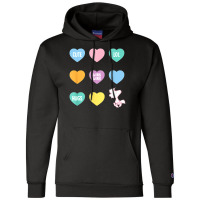 Peanuts Valentine Candy Heart Champion Hoodie | Artistshot