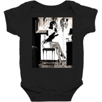 Hot Pin Up Girl In Lingerie And Heels Retro Pinup Girl T Shirt Baby Bodysuit | Artistshot