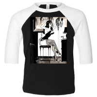 Hot Pin Up Girl In Lingerie And Heels Retro Pinup Girl T Shirt Toddler 3/4 Sleeve Tee | Artistshot