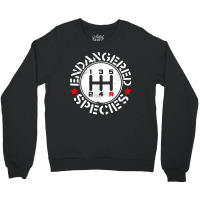 Manual Transmission Endangered Species Crewneck Sweatshirt | Artistshot