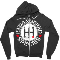 Manual Transmission Endangered Species Zipper Hoodie | Artistshot