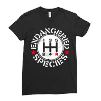 Manual Transmission Endangered Species Ladies Fitted T-shirt | Artistshot