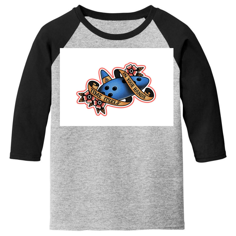 The Royal Ocarina Mask Youth 3/4 Sleeve | Artistshot