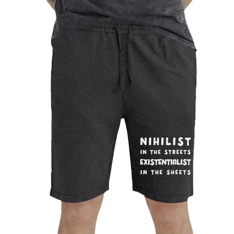 Nihilist In The Streets, Existentialist In The Sheets Vintage Short by cm-arts | Artistshot