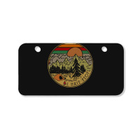 I Hate People Camping Outdoors Bicycle License Plate | Artistshot