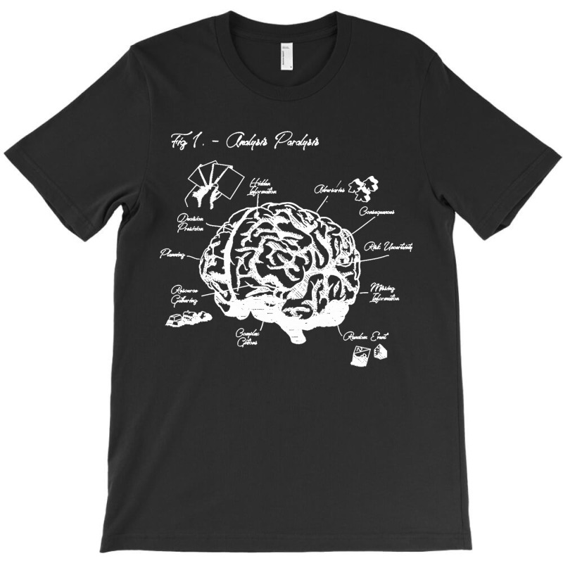 Analysis Paralysis White Print Classic T-Shirt by cm-arts | Artistshot