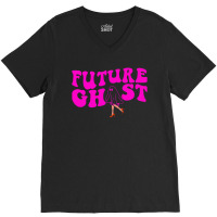 Future Ghost Funny Women's V-neck Tee | Artistshot