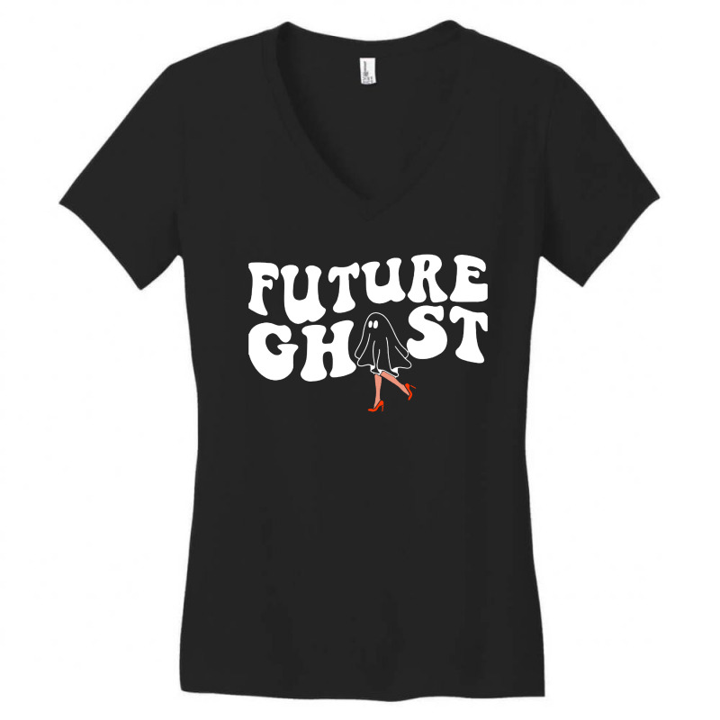 Future Ghost Funny Women's Women's V-Neck T-Shirt by AGSTshirt | Artistshot