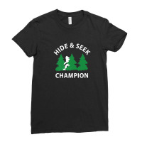 Bigfoot Hide And Seek Champion Ladies Fitted T-shirt | Artistshot