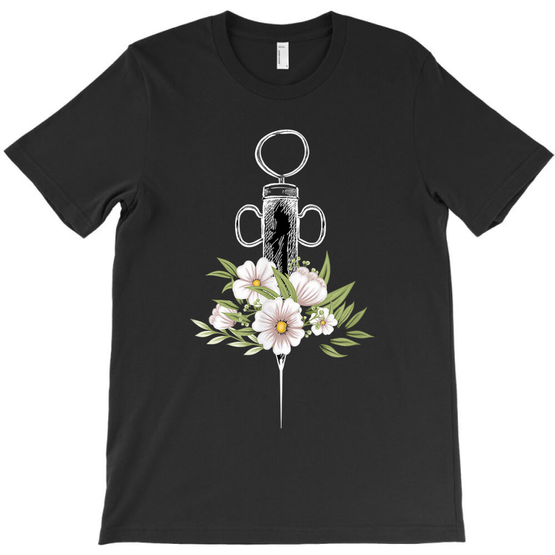 Phlebotomist Life Injection Phlebotomy Flowers Syringe For Fans T-shirt | Artistshot