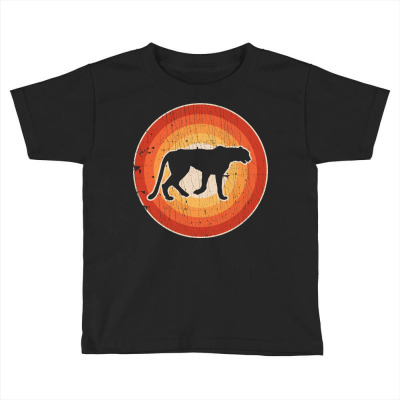 Cheetah Cat Retro Sunset Vintage 60s 70s Shirt For Men Women Boys Girl Toddler T-shirt Designed By Mizwar464