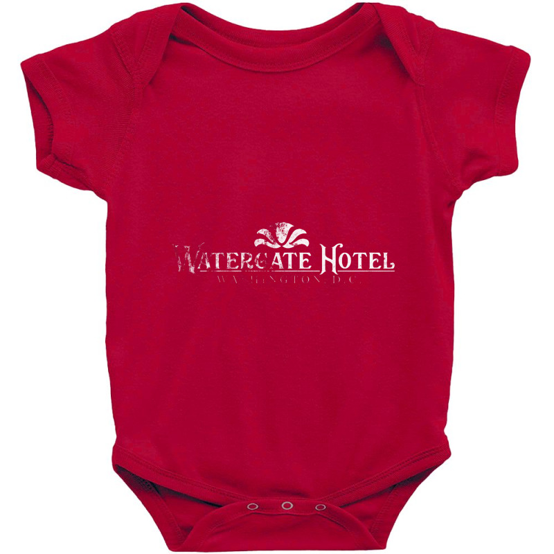 Watergate Hotel, Distressed   Watergate Baby Bodysuit by cm-arts | Artistshot