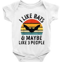 I Like Bats Baby Bodysuit | Artistshot