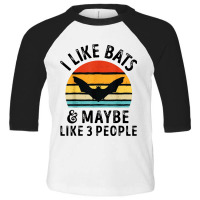 I Like Bats Toddler 3/4 Sleeve Tee | Artistshot