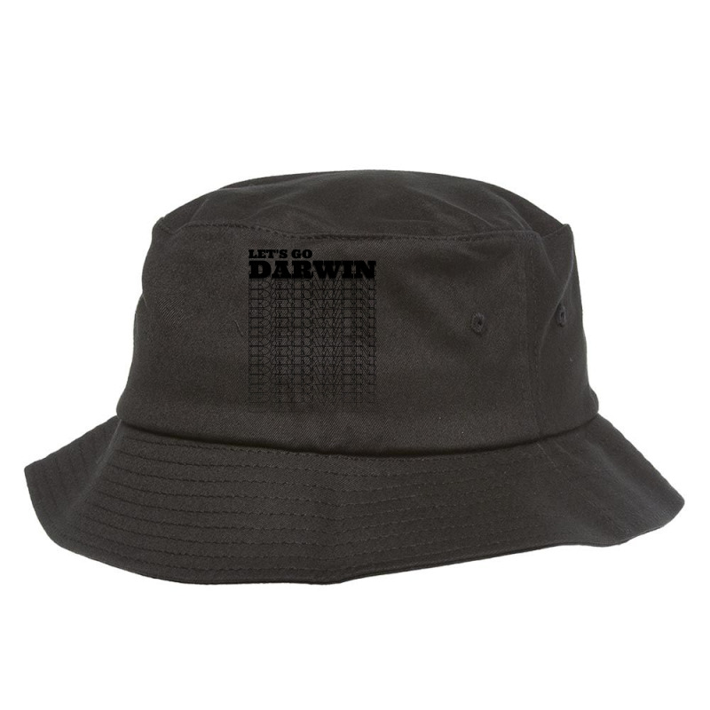 Lets Go Darwin Funny Retro Vintage Quote T-shirt Bucket Hat by Teemoney2 | Artistshot