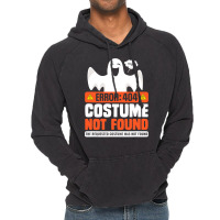 Error 404 Costume Not Found  Womens Men Halloween Ghost Vintage Hoodie | Artistshot