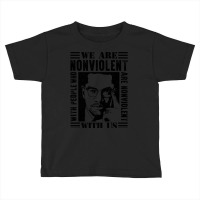 Blm Built By Black Malcom X T-shirt Toddler T-shirt | Artistshot