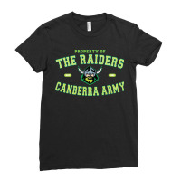 Nrl The Canberra Raiders Army Ladies Fitted T-shirt | Artistshot