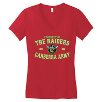 Nrl The Canberra Raiders Army Women's V-neck T-shirt | Artistshot