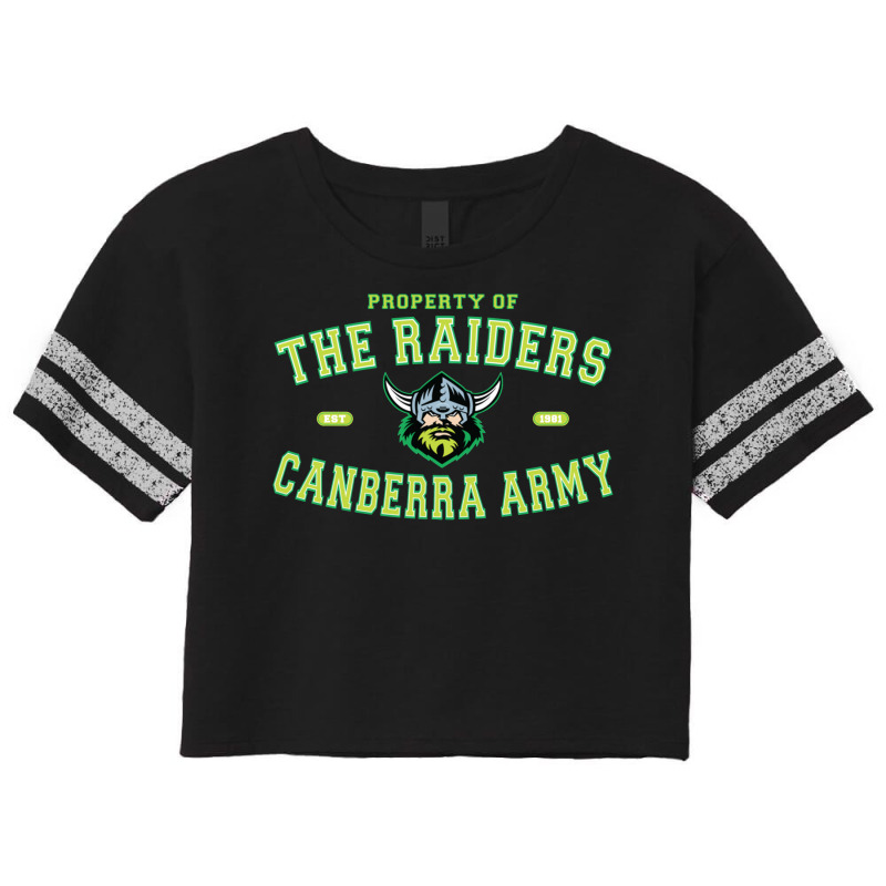 Nrl The Canberra Raiders Army Scorecard Crop Tee by PamelaAnnHarris | Artistshot