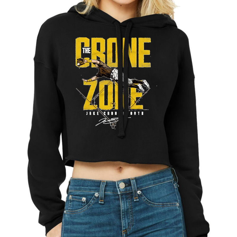 The Crone Zones Cropped Hoodie by cm-arts | Artistshot