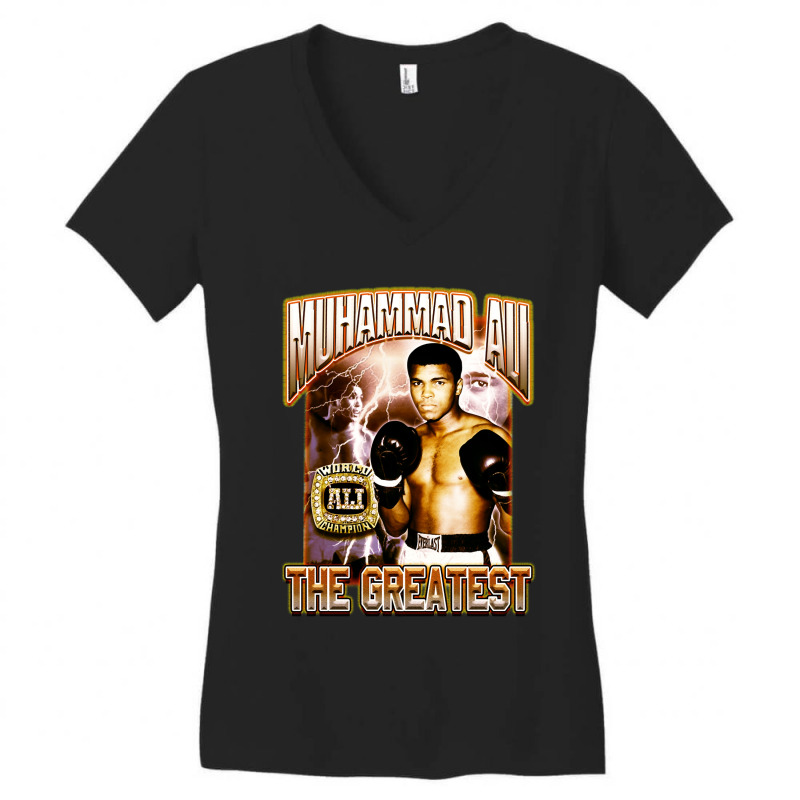 Day Gift Boxing King Gifts Women Women's V-Neck T-Shirt by cm-arts | Artistshot