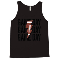 Vintage Game Day Football Lightning Bolt Team Sport Tank Top | Artistshot