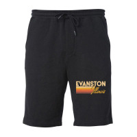 Evanston Illinois Fleece Short | Artistshot