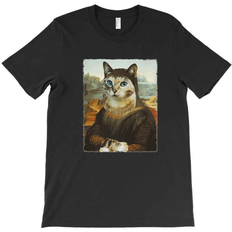 Mona Lisa Cat T-shirt | Artistshot