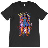 Ms. Kamala Khan Mural Art T-shirt | Artistshot