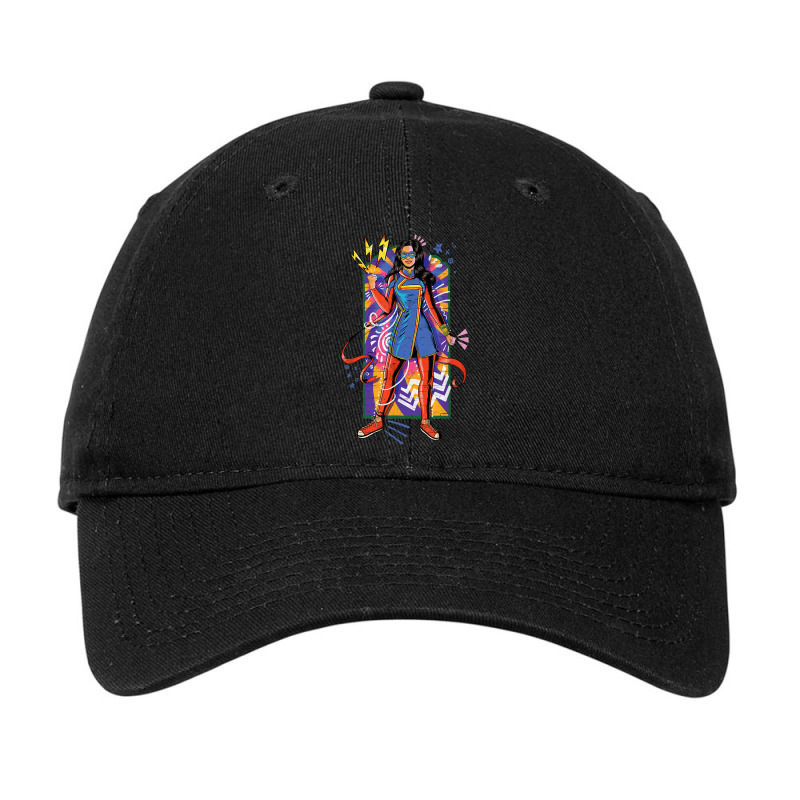 Ms. Kamala Khan Mural Art Adjustable Cap | Artistshot