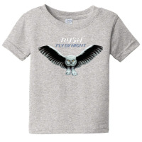 Owl Moving Night Baby Tee | Artistshot