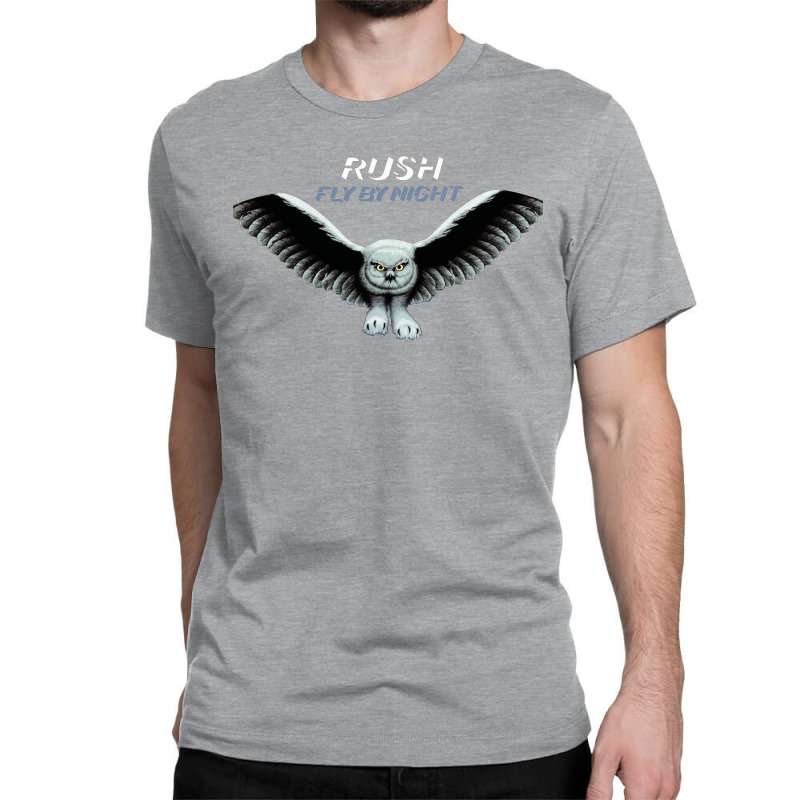 Owl Moving Night Classic T-shirt by rondeyadi | Artistshot